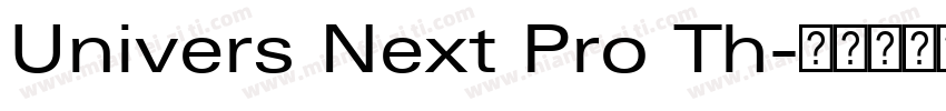 Univers Next Pro Th字体转换
